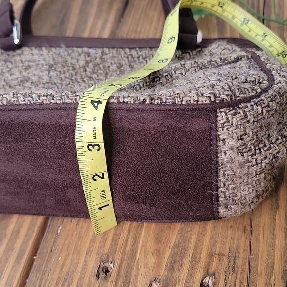 Loft. Ann Taylor. Tweed Hand Bag. Vintage. EUC - Picture 9 of 10